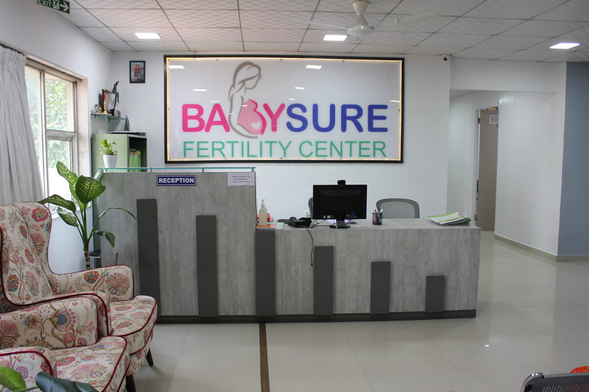 BabySure Fertility Centre reception and front desk