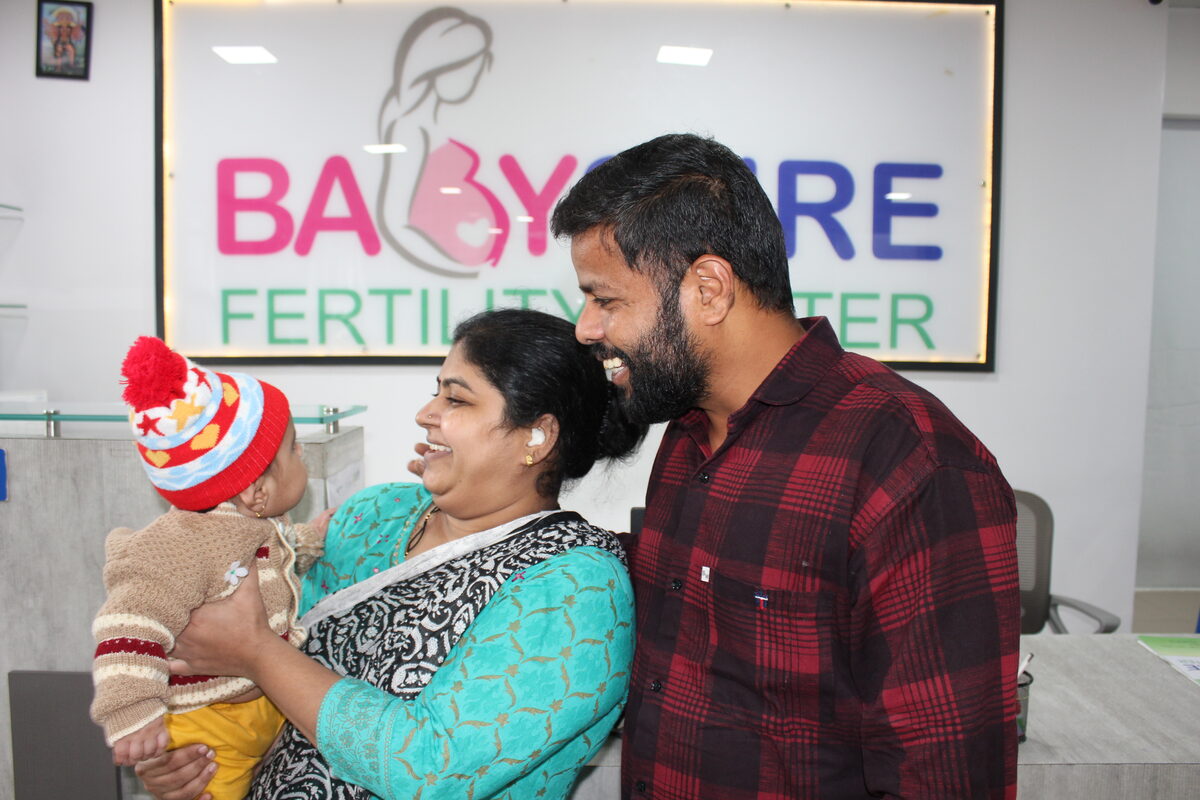New parents at BabySure Fertility Centre reception