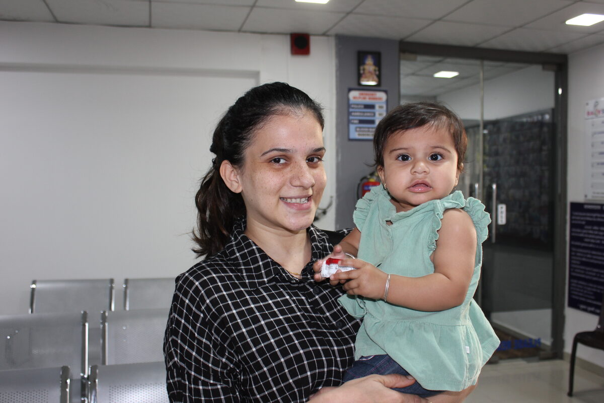 Mother holding her baby at BabySure IVF